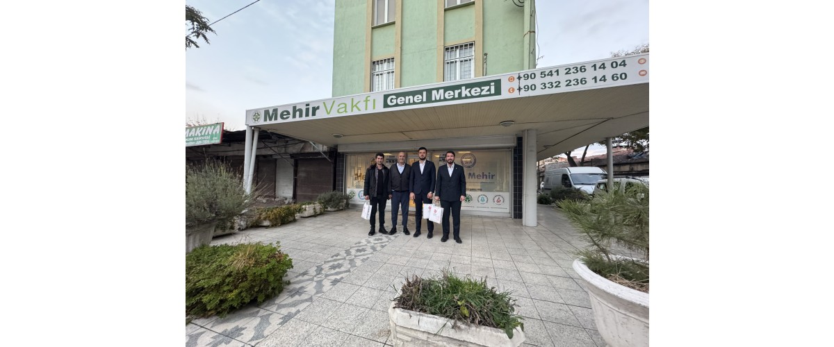 MÜTEVELLİ HEYET BAŞKANIMIZA MAKAMINDA ZİYARET...