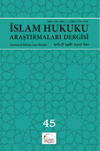 İSLAM HUKUKU ARAŞTIRMALARI DERGİSİ - 45. SAYI