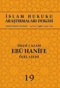 İSLAM HUKUKU ARAŞTIRMALARI DERGİSİ - 19. SAYI