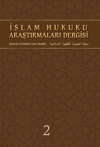 İSLAM HUKUKU ARAŞTIRMALARI DERGİSİ - 2. SAYI