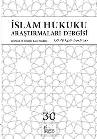 İSLAM HUKUKU ARAŞTIRMALARI DERGİSİ - 30. SAYI